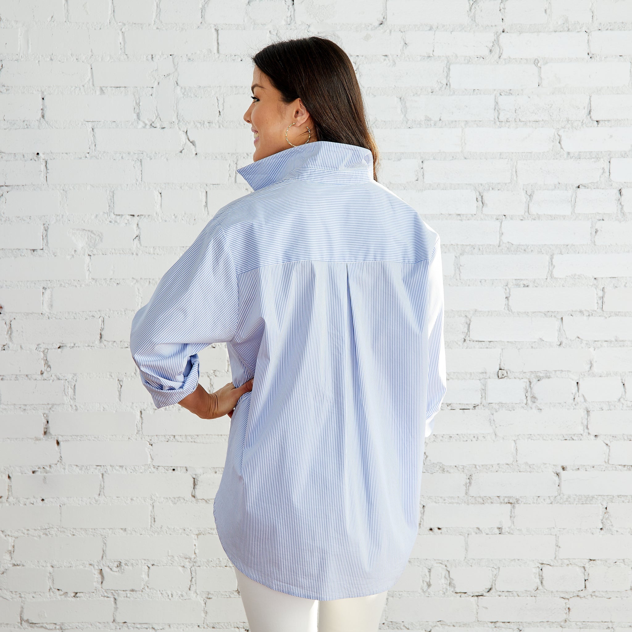 Blue Oxford Preppy Shirt