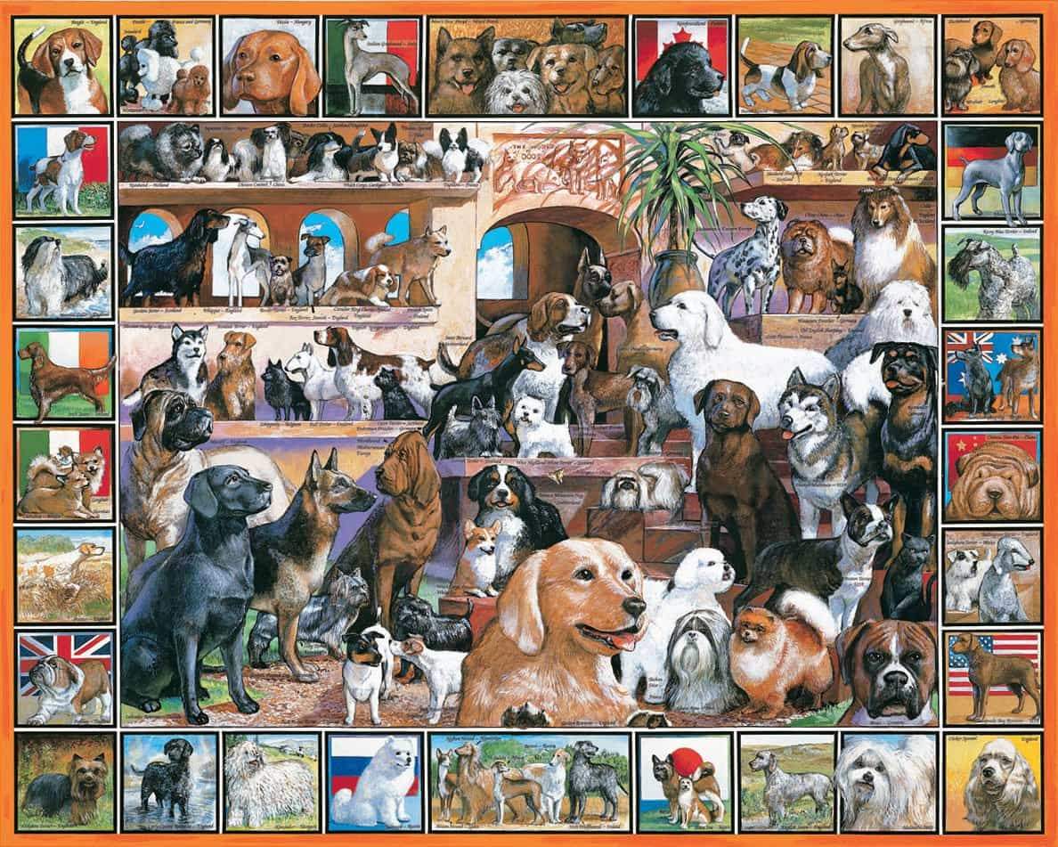 World of Dogs 1000 Piece Puzzle