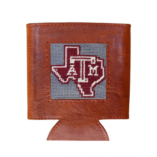 Texas A&M (State Logo) Needlepoint Can Cooler