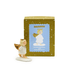 My Little Guardian Angel Token Charm with Wish Bracelet in Gift Box