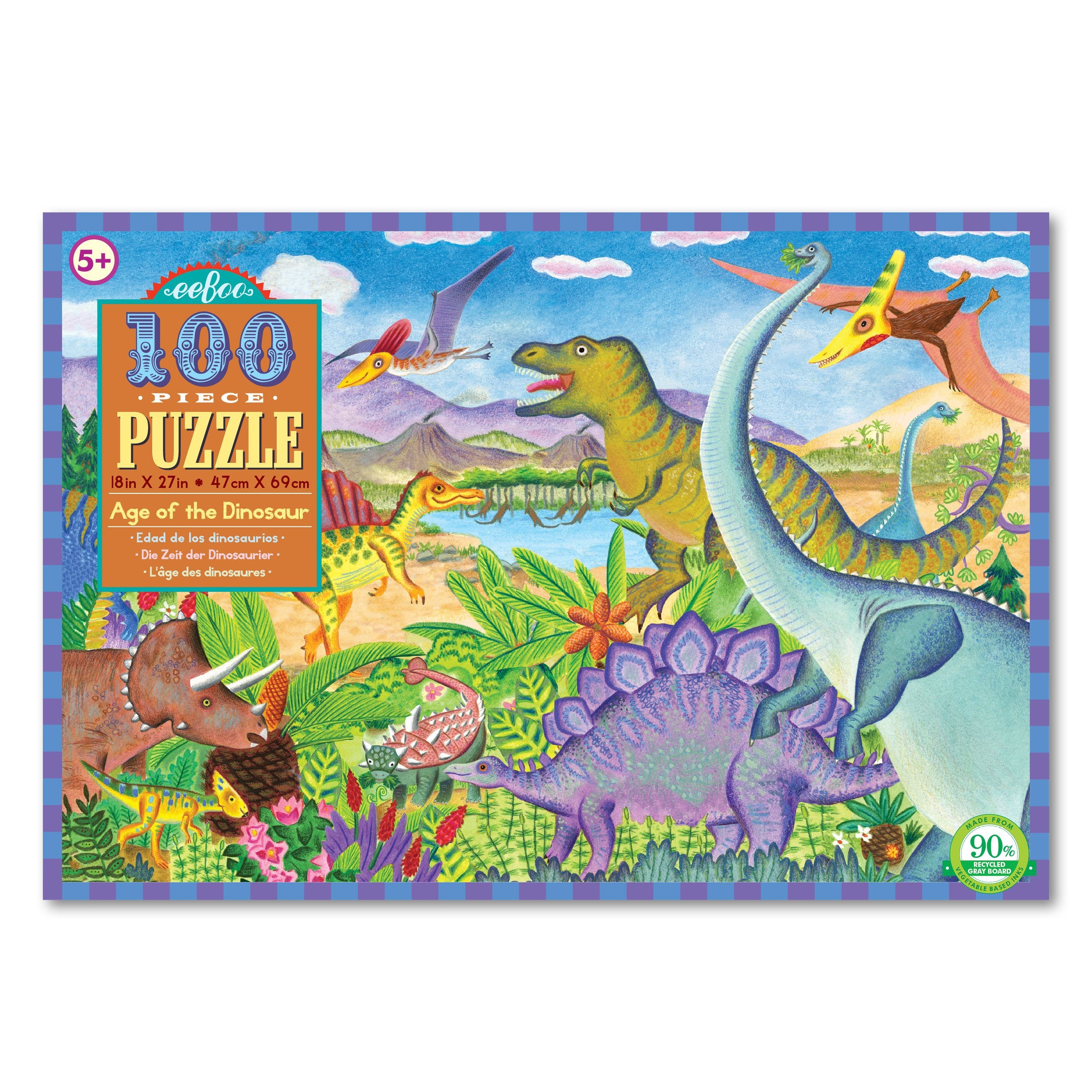 Age of the Dinosaur 100 Piece Puzzle