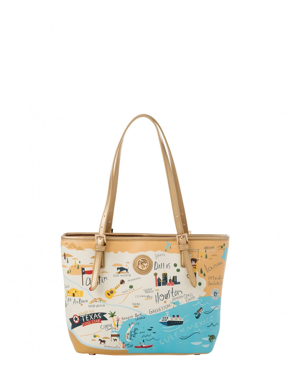Small Texas Map Tote