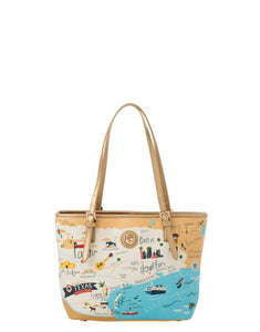 Small Texas Map Tote