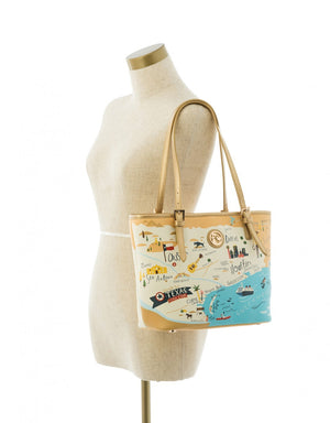 Small Texas Map Tote