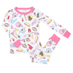 Friday Night Lights Pink Toddler Long Pajamas