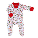 Cookie Exchange Printed Zipped Footie