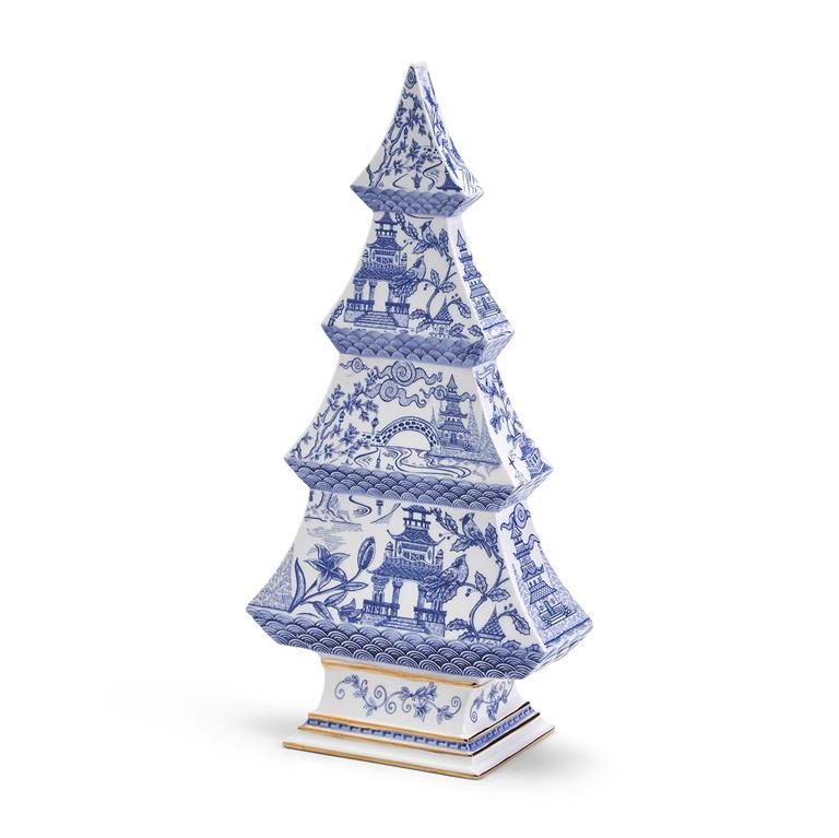 Blue & White Chinoiserie Tree