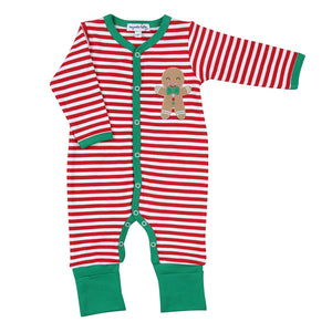 Be Jolly Applique Red Boy Playsuit