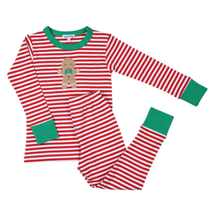 Be Jolly Applique Red Toddler Long Pajamas