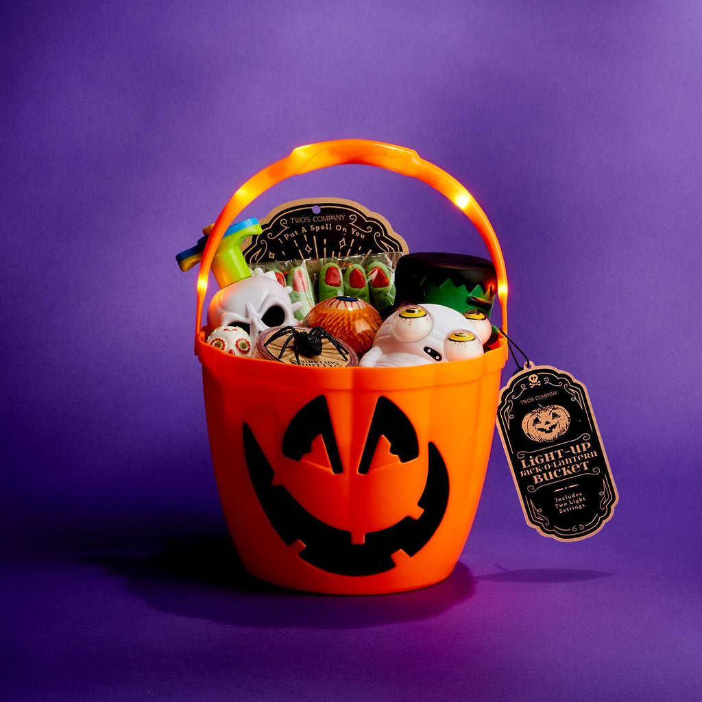 Jack O'Lantern Light Up Candy Bucket