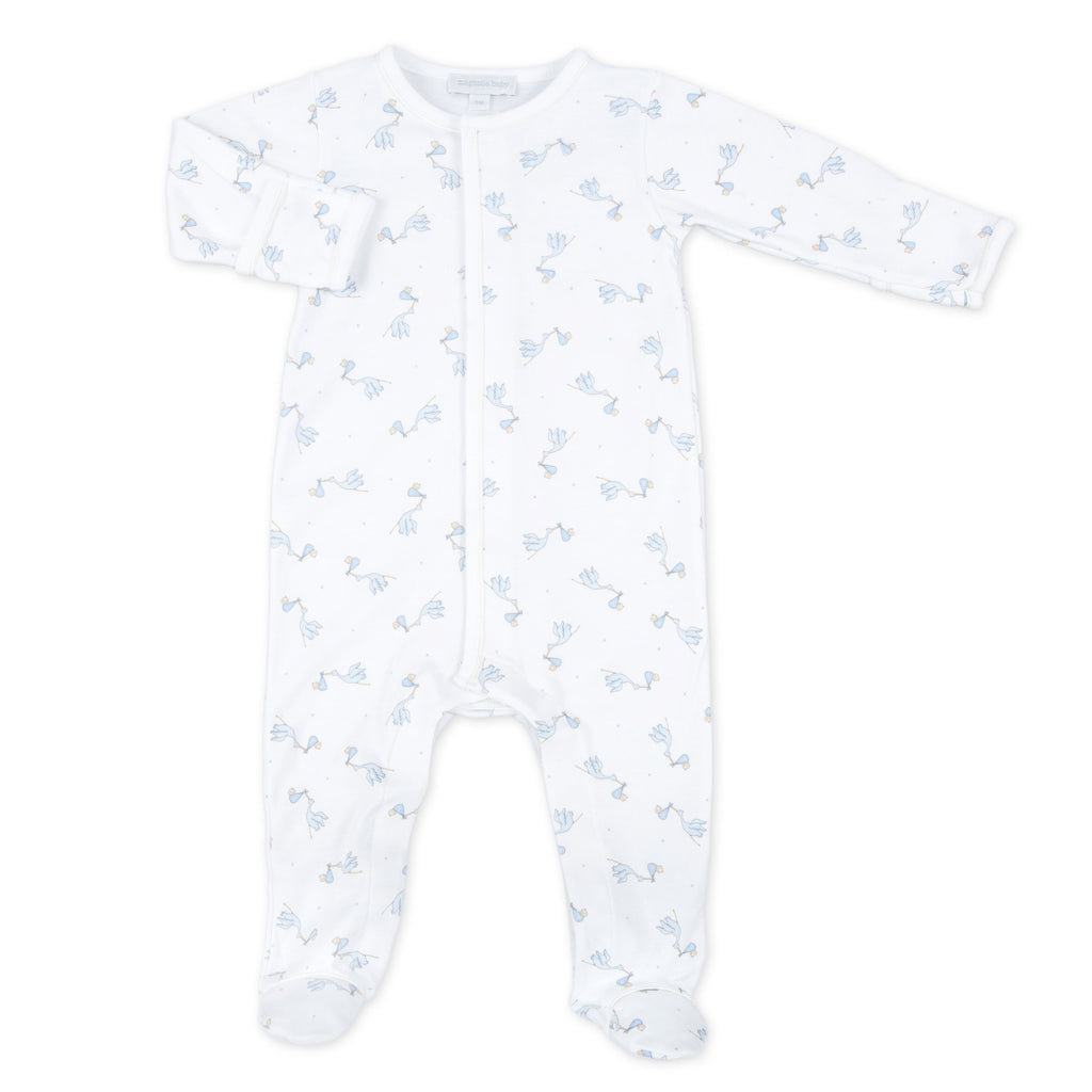 Blue Worth the Wait Printed Footie