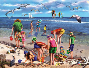 Shell Seekers 550 Piece Jigsaw Puzzle