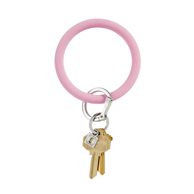 Silicone Big O Key Ring - Pastels