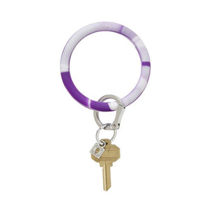 Silicone Big O Key Ring - Marbles