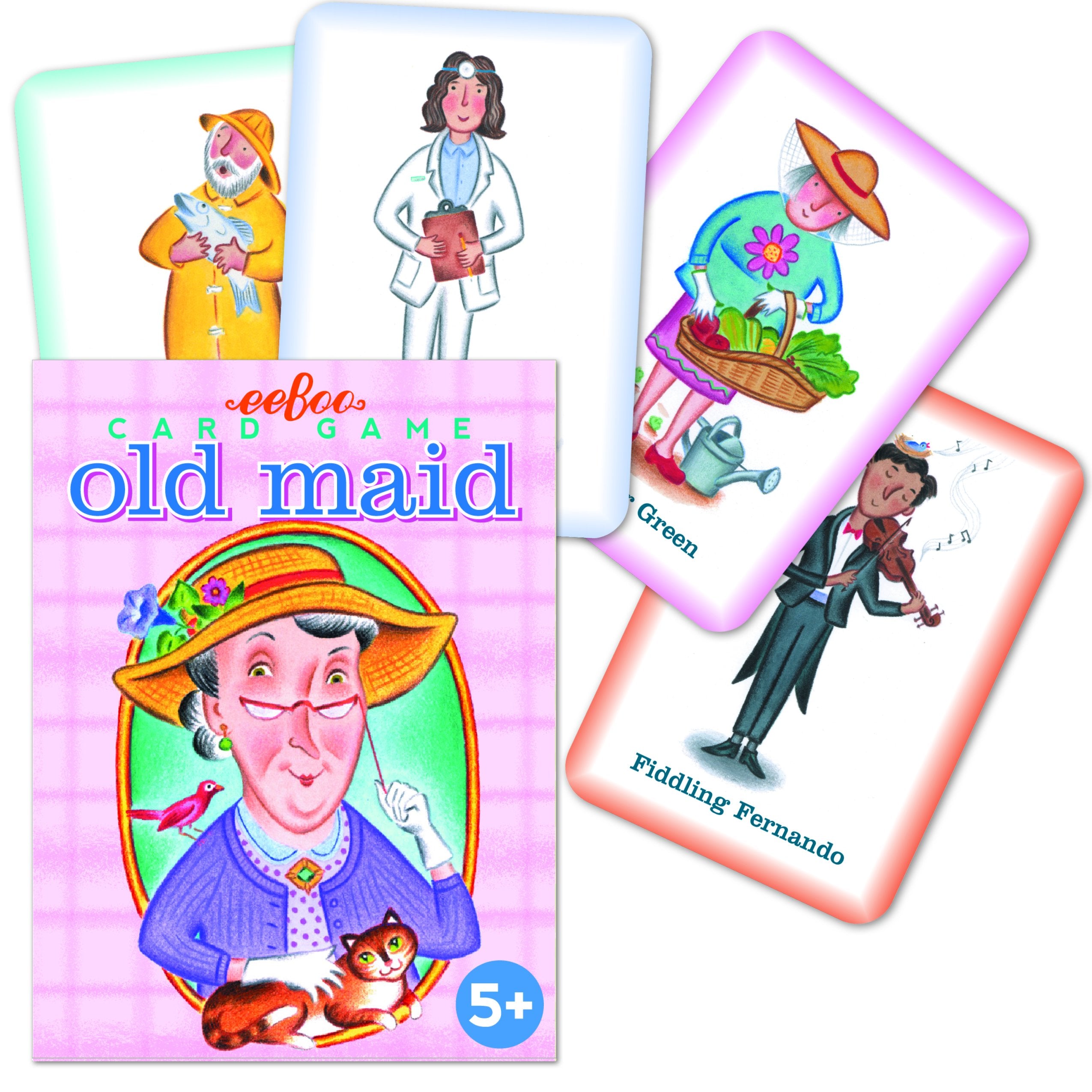 Old Maid Playing Cards