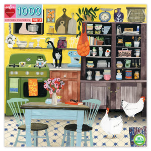 Kitchen Chickens 1000 Piece Puzzle