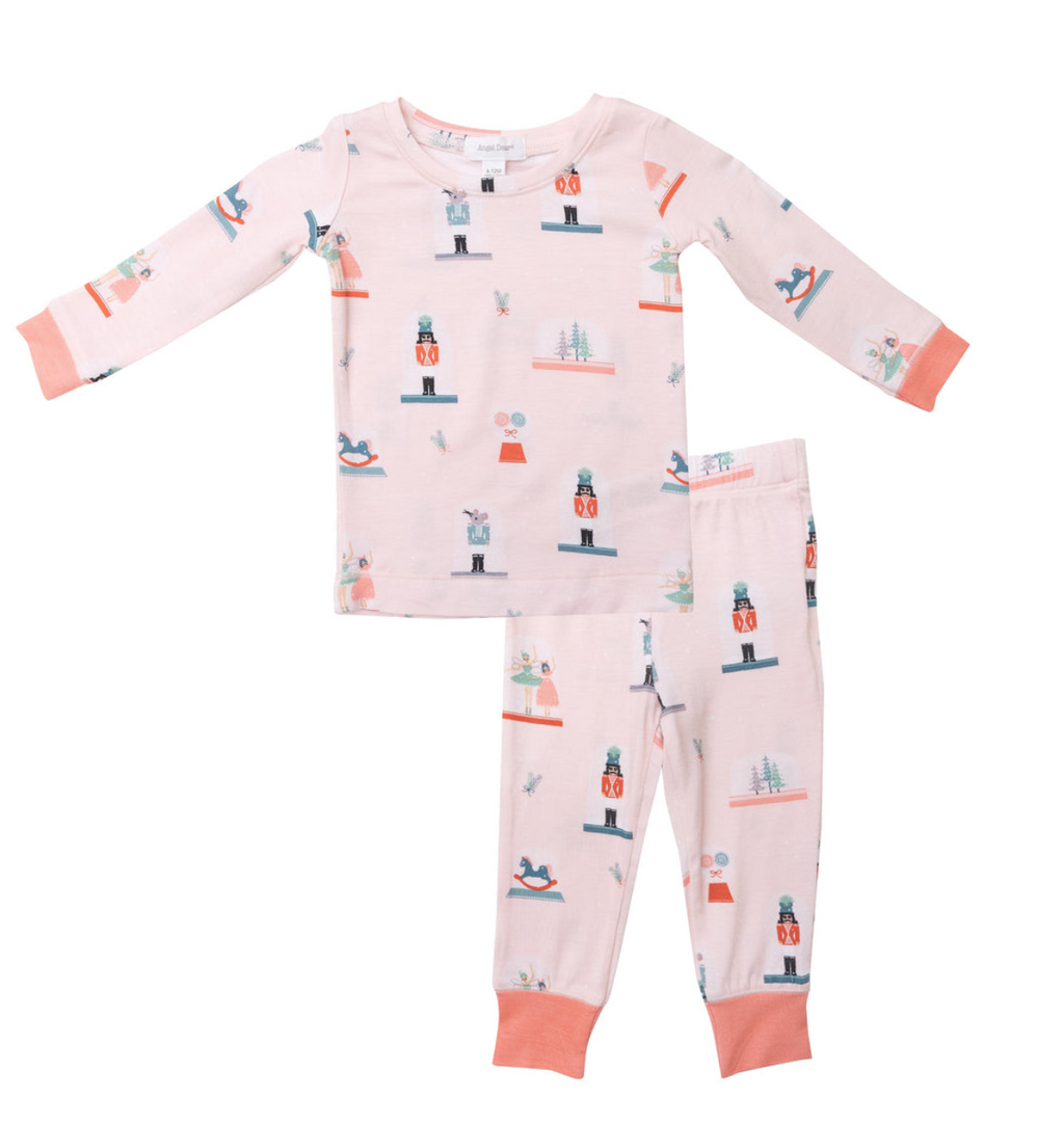 Nutcracker Snow Globe 2 Piece Pajama Set