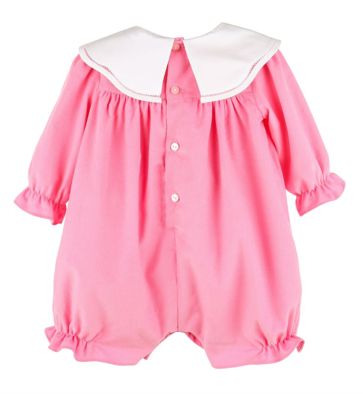 Hot Pink Scallop Romper