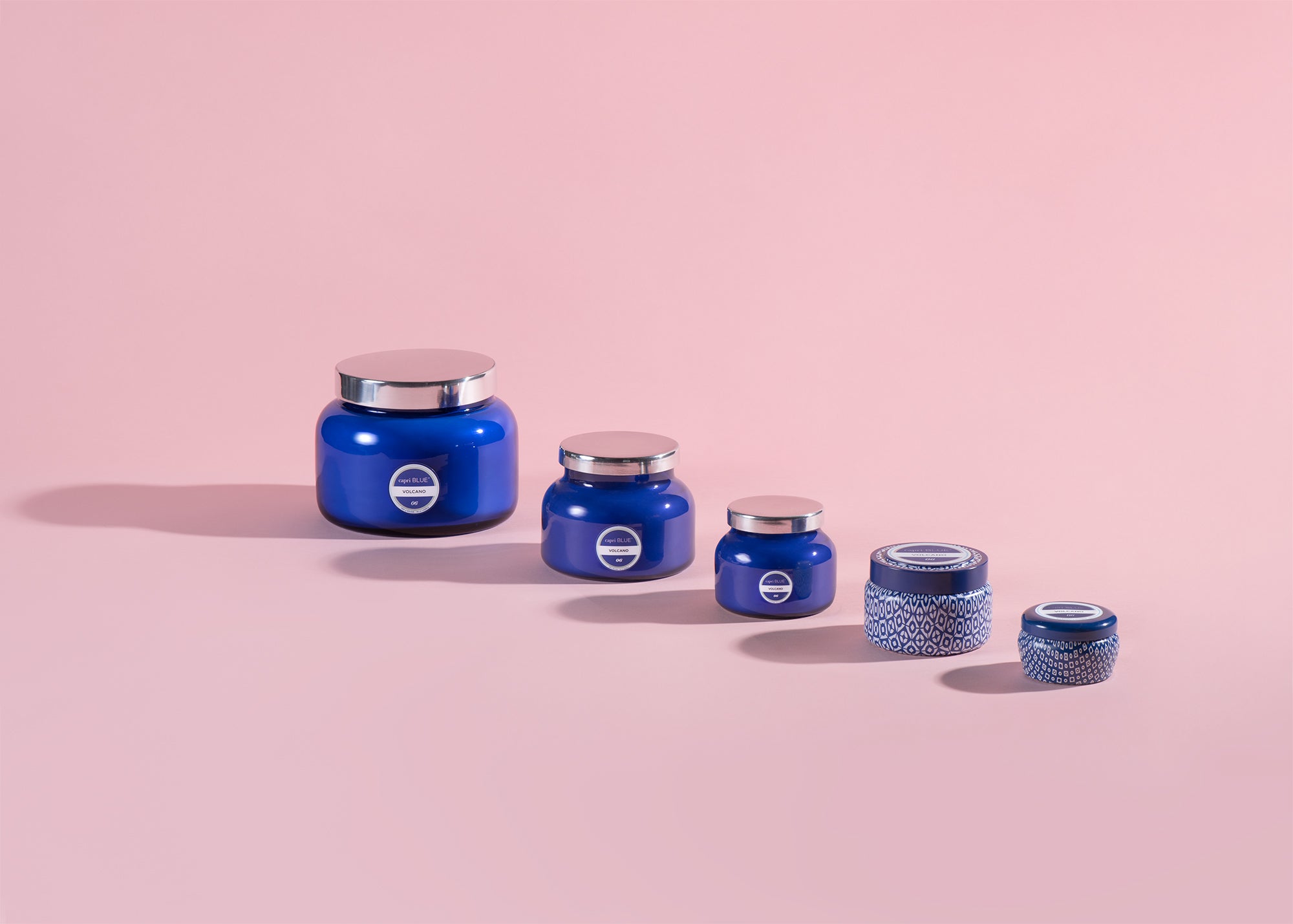 Volcano Blue Signature Jar, 19 oz