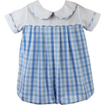 Precious Bubble - Blue Plaid