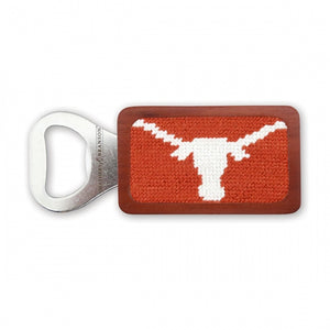 Texas (Burnt Orange) Needlepoint Bottle Opener