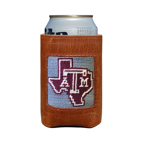 Texas A&M (State Logo) Needlepoint Can Cooler