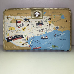 Texas Map Wallet