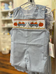 Smocked Pumpkin Jon Jon