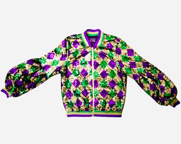 Mardi Gras Sequin Jacket