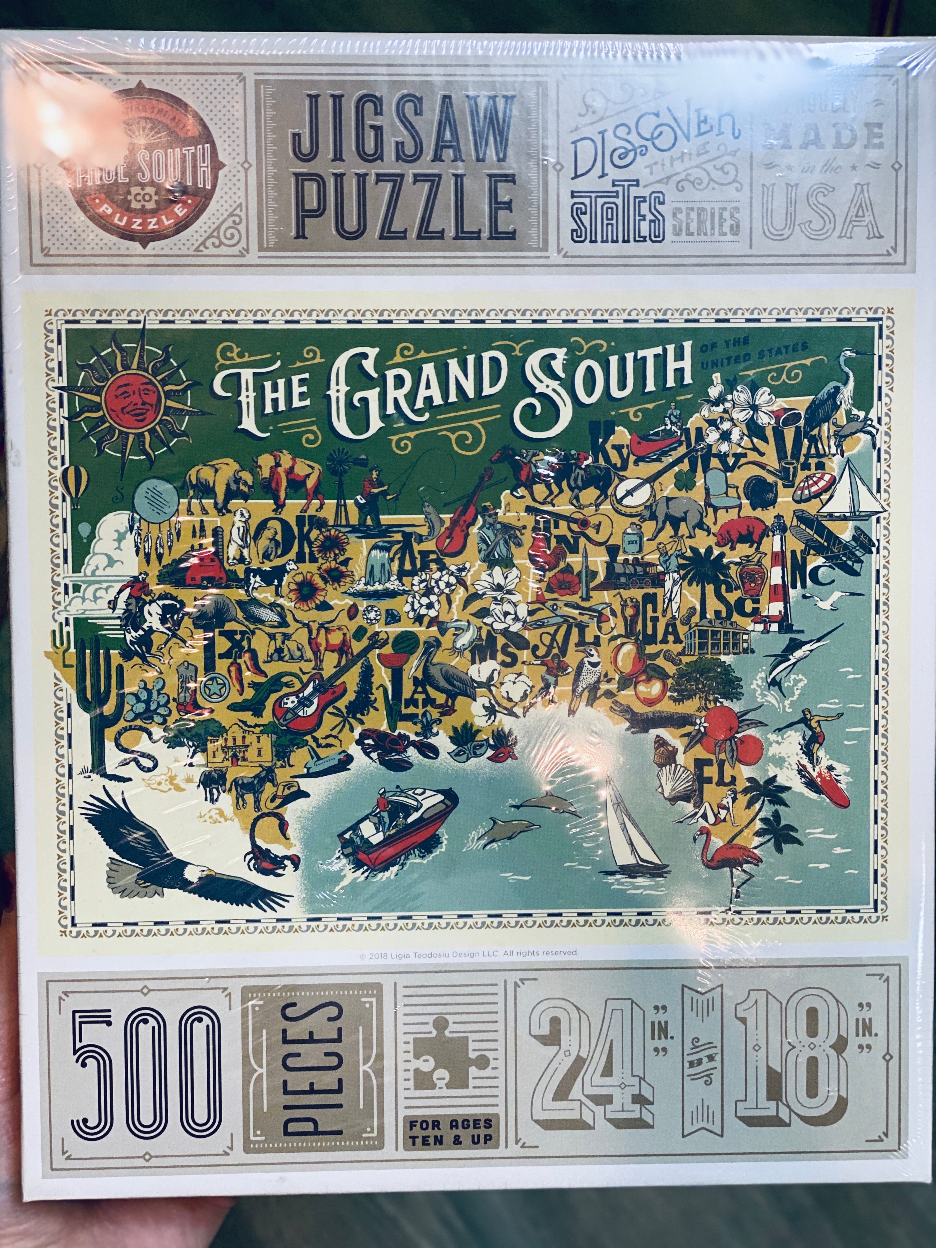 The Grand South 500 Piece Puzzle