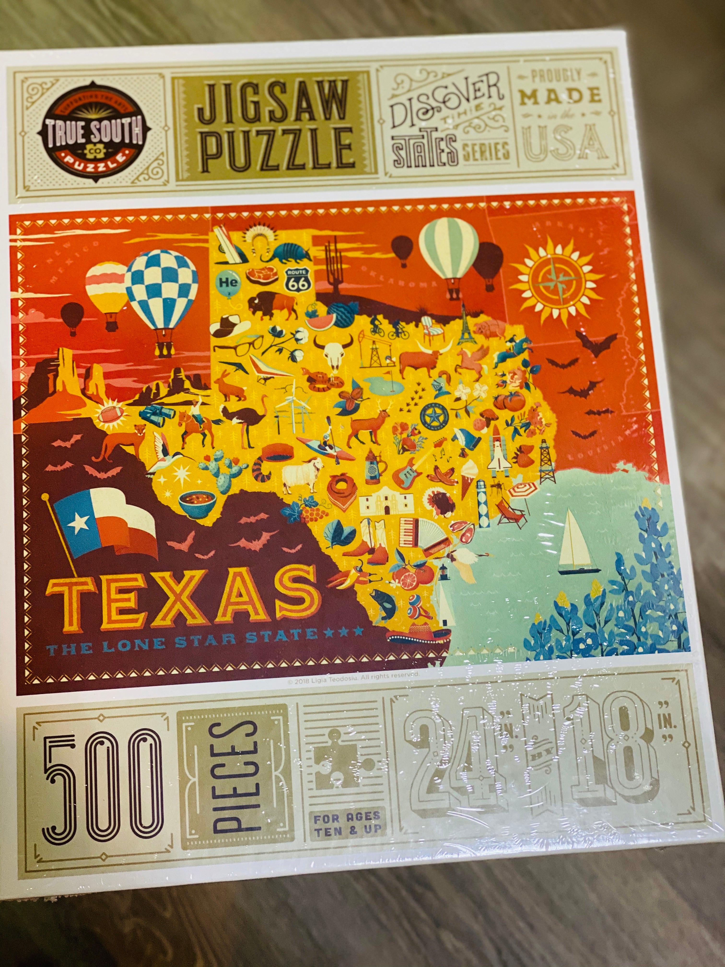 Texas 500 Piece Jigsaw Puzzle