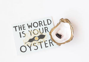 Painted Oyster Shell