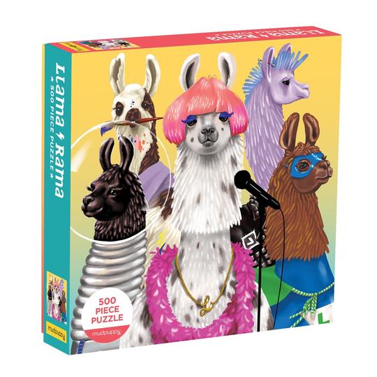 Llama Rama 500 Piece Jigsaw Puzzle