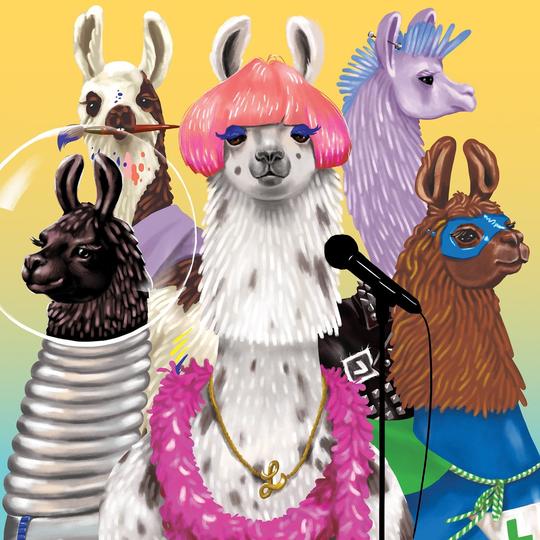 Llama Rama 500 Piece Jigsaw Puzzle